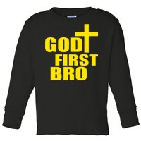 God First Bro Toddler Long Sleeve Shirt