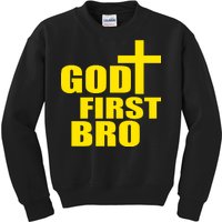 God First Bro Kids Sweatshirt