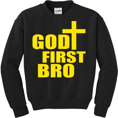 God First Bro Kids Sweatshirt