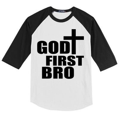 God First Bro Kids Colorblock Raglan Jersey