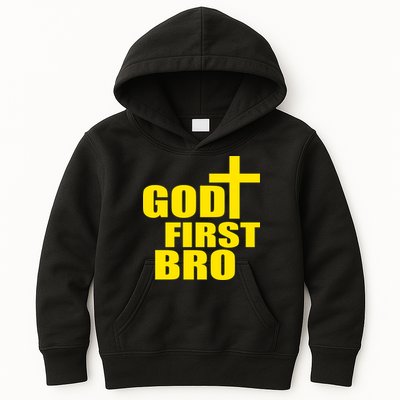 God First Bro Kids Hoodie