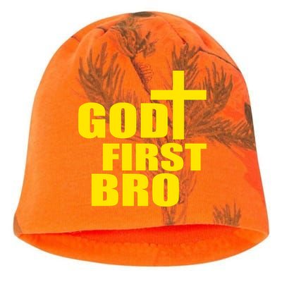 God First Bro Kati - Camo Knit Beanie