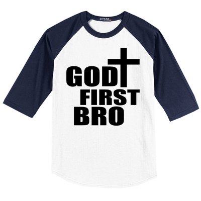 God First Bro Baseball Sleeve Shirt