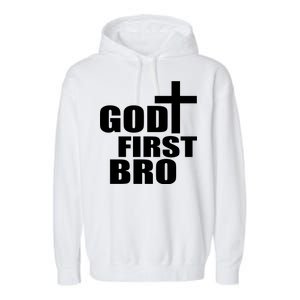 God First Bro Garment-Dyed Fleece Hoodie