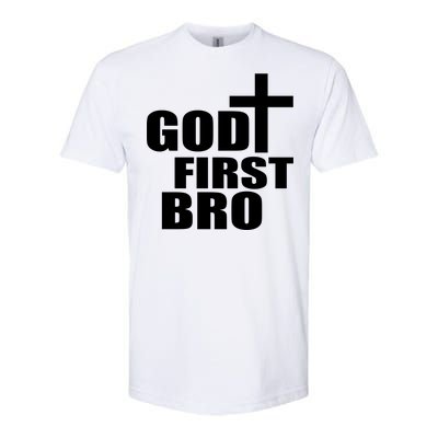 God First Bro Softstyle CVC T-Shirt