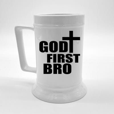 God First Bro Beer Stein