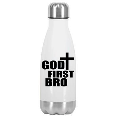 God First Bro Stainless Steel Insulated Water Bottle