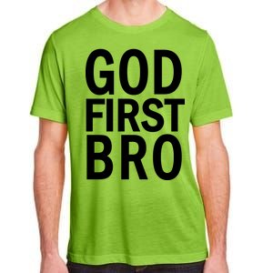 God First Bro Christian Adult ChromaSoft Performance T-Shirt