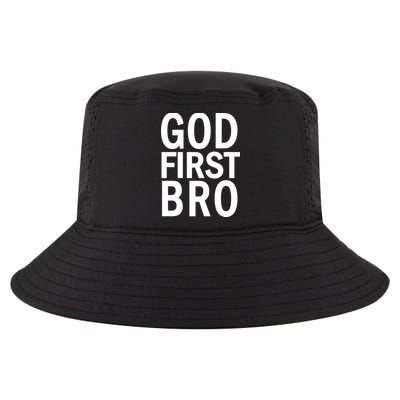 God First Bro Christian Cool Comfort Performance Bucket Hat