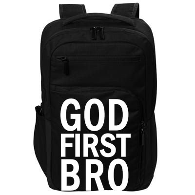 God First Bro Christian Impact Tech Backpack