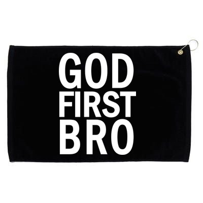 God First Bro Christian Grommeted Golf Towel