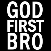 God First Bro Christian Cropped Pullover Crew