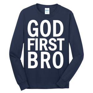 God First Bro Christian Tall Long Sleeve T-Shirt