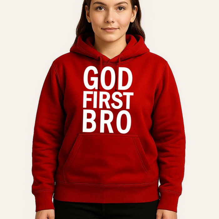 God First Bro Christian Hoodie