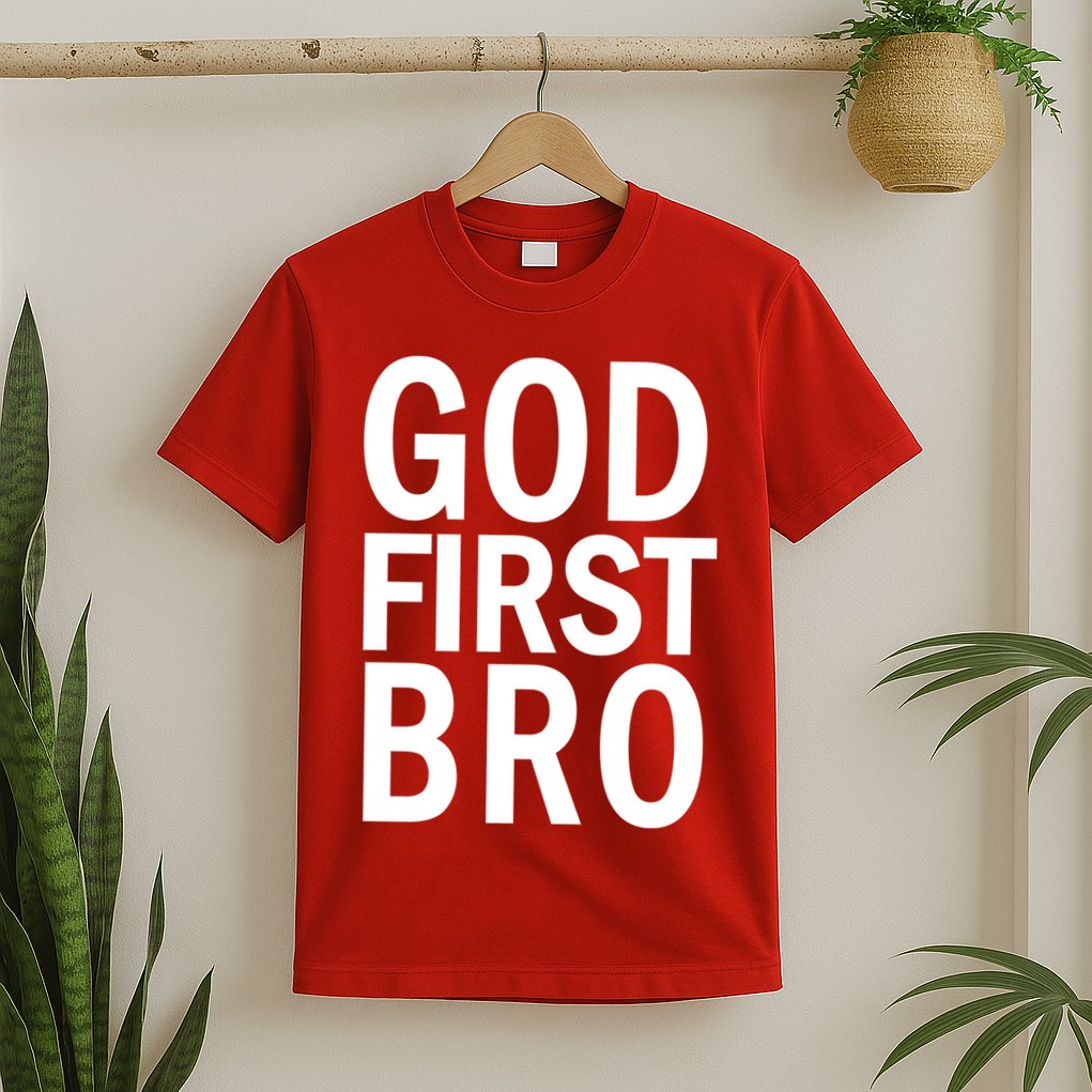 God First Bro Christian T-Shirt
