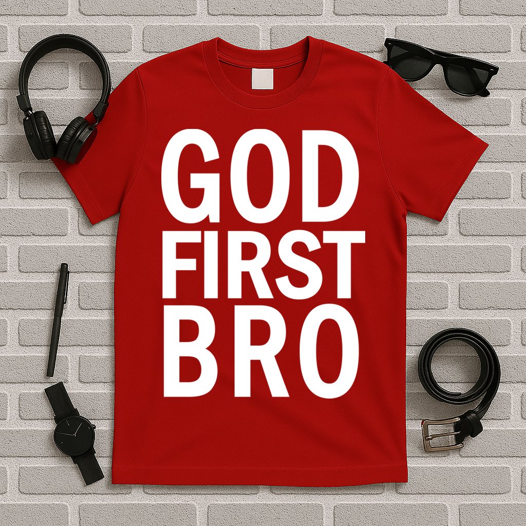 God First Bro Christian T-Shirt