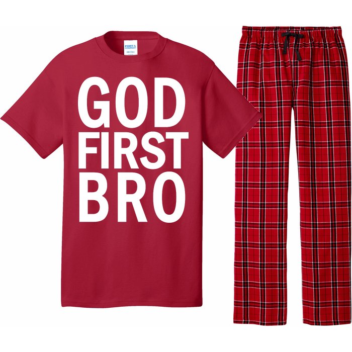 God First Bro Christian Pajama Set