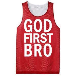 God First Bro Christian Mesh Reversible Basketball Jersey Tank