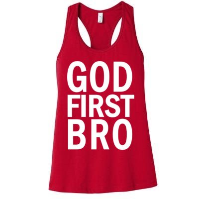 God First Bro Christian Womens Tank Top