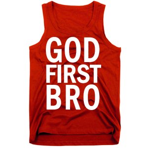 God First Bro Christian Tank Top