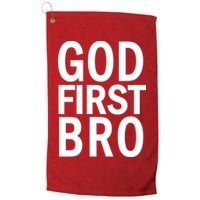God First Bro Christian Golf Towel