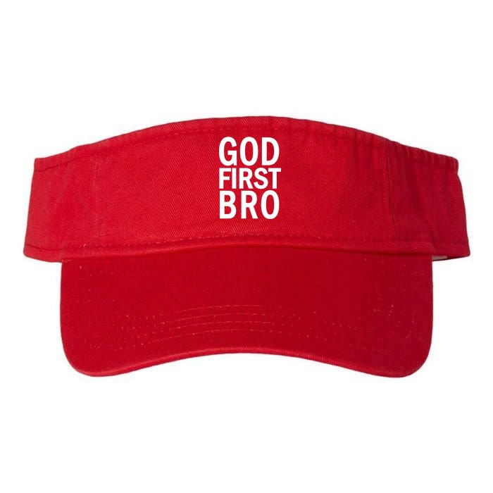 God First Bro Christian Valucap Bio-Washed Visor