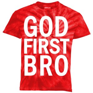 God First Bro Christian Kids Tie-Dye T-Shirt