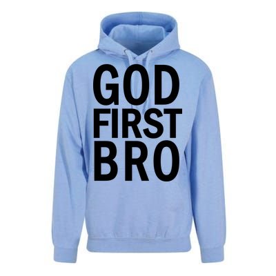 God First Bro Christian Unisex Surf Hoodie