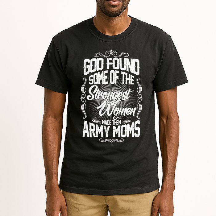 God Found Strong Army Moms Tall T-Shirt