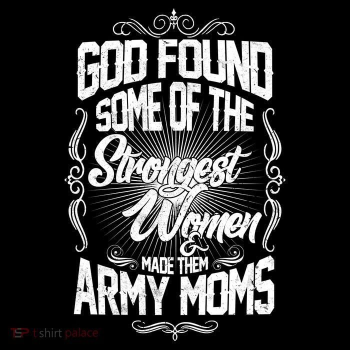 God Found Strong Army Moms Tall T-Shirt