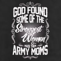 God Found Strong Army Moms Adult Drive Performance Visor