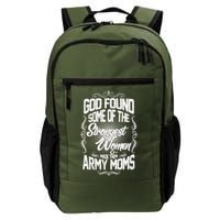 God Found Strong Army Moms Backpack