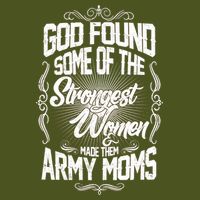 God Found Strong Army Moms Backpack