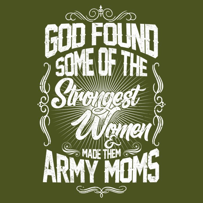 God Found Strong Army Moms Backpack