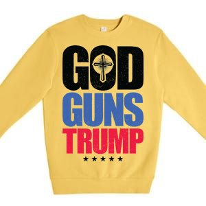 God Guns & Donald Trump Premium Crewneck Sweatshirt