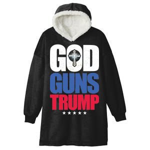 God Guns & Donald Trump Hooded Wearable Blanket