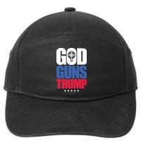 God Guns & Donald Trump 7-Panel Snapback Hat