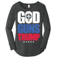 God Guns & Donald Trump Women's Perfect Tri Tunic Long Sleeve Shirt