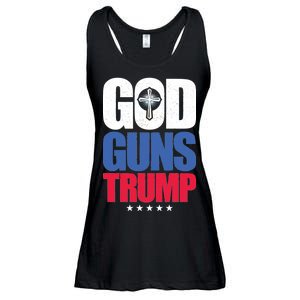 God Guns & Donald Trump Ladies Essential Flowy Tank