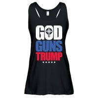 God Guns & Donald Trump Ladies Essential Flowy Tank