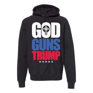 God Guns & Donald Trump Premium Hoodie