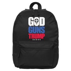 God Guns & Donald Trump 16 in Basic Backpack