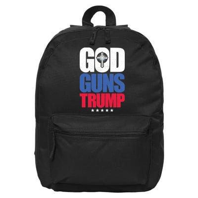 God Guns & Donald Trump 16 in Basic Backpack