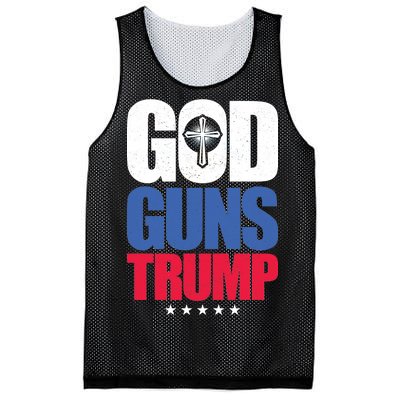 God Guns & Donald Trump Mesh Reversible Basketball Jersey Tank