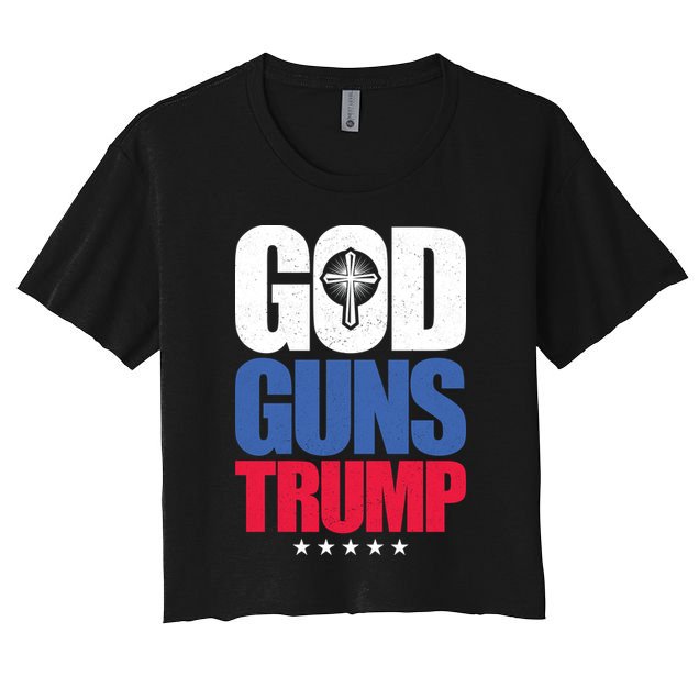 God Guns & Donald Trump Crop Top