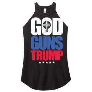 God Guns & Donald Trump Women's Perfect Tri Rocker Tank