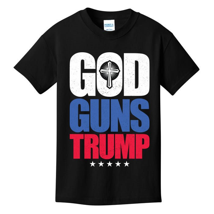 God Guns & Donald Trump Kids T-Shirt