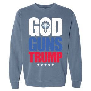 God Guns & Donald Trump Garment-Dyed Sweatshirt