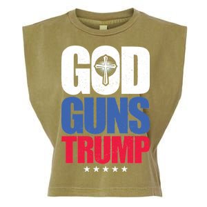 God Guns & Donald Trump Garment-Dyed Women's Muscle Tee