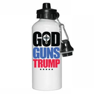 God Guns & Donald Trump Aluminum Water Bottle